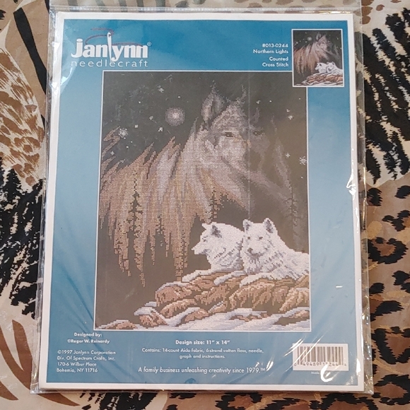 Janlynn Northern Lights Cross Stitch Kit - Picture 1 of 4